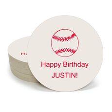 All Star Baseball Round Coasters