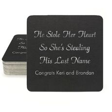 Any Imprint Wanted Square Coasters