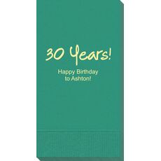 Studio Milestone Year Guest Towels