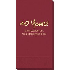 Studio Milestone Year Guest Towels