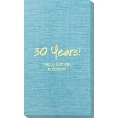 Studio Milestone Year Bamboo Luxe Guest Towels