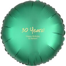 Studio Milestone Year Mylar Balloons