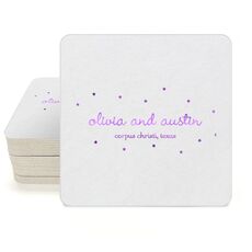 Sweet Little Stars Square Coasters