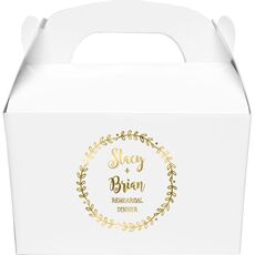 Sweet Wreath Gable Favor Boxes