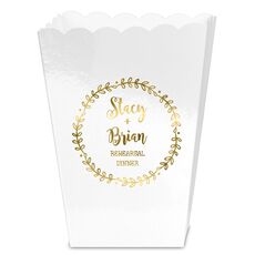 Sweet Wreath Mini Popcorn Boxes