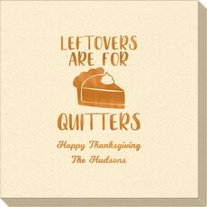 Thanksgiving Leftovers Linen Like Napkins