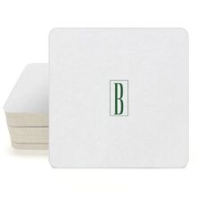 Contempo Monogram Square Coasters