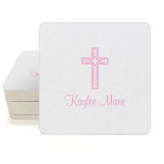 Cross Inspiration Square Coasters