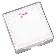 Effervescence Memo Square with Acrylic Holder