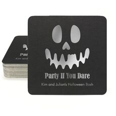 Ghost Face Square Coasters