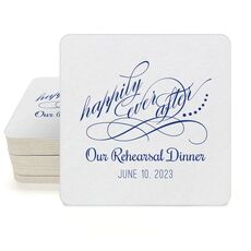 Happily Ever After Square Coasters