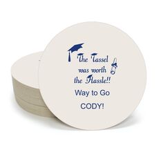Tassel Hassle Round Coasters