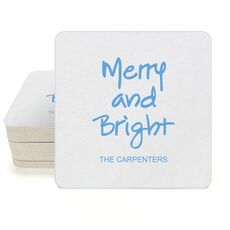Studio Merry and Bright Square Coasters