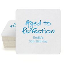 Studio Aged to Perfection Anniversary Square Coasters