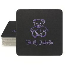 Little Teddy Bear Square Coasters
