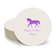 Magical Unicorn Round Coasters