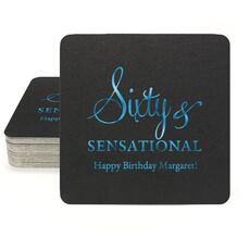 Sixty & Sensational Square Coasters