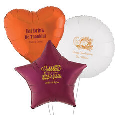 Design Your Own Thanksgiving Mylar Balloons