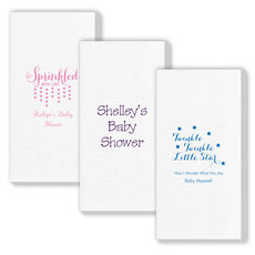 Design Your Own Baby Shower Deville Guest Towels