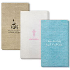 Design Your Own Christian Celebration Bamboo Luxe Guest Towels