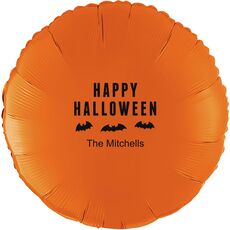 Happy Halloween Bats Mylar Balloons