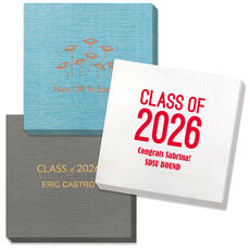 Design Your Own Graduation Bamboo Luxe Napkins