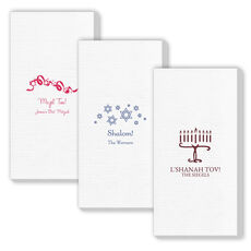 Design Your Own Jewish Celebration Deville Guest Towels