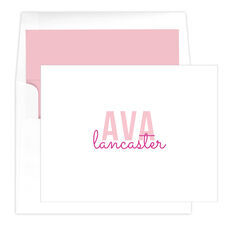 Personalized stationery set for 2024 girls