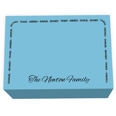 Chromatic Family Arch Memo Sheets - REFILL ONLY