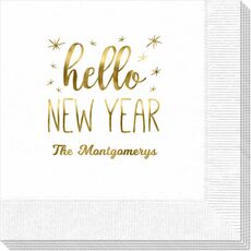 Hello New Year Napkins