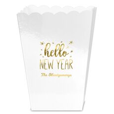 Hello New Year Mini Popcorn Boxes