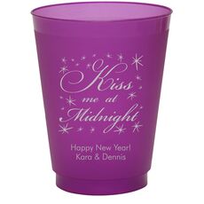 Kiss Me At Midnight Colored Shatterproof Cups