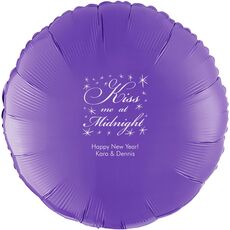 Kiss Me At Midnight Mylar Balloons