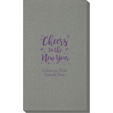 Cheers to the New Year Linen Like Guest Towels