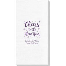 Cheers to the New Year Deville Guest Towels