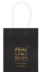 Cheers to the New Year Mini Twisted Handled Bags