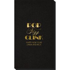 Pop Fizz Clink Linen Like Guest Towels
