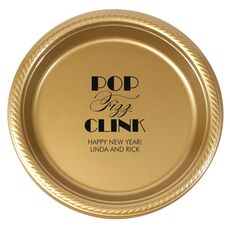 Pop Fizz Clink Plastic Plates