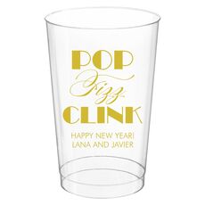 Pop Fizz Clink Clear Plastic Cups