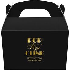 Pop Fizz Clink Gable Favor Boxes