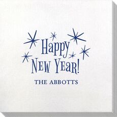 Radiant Happy New Year Bamboo Luxe Napkins