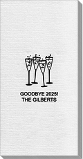 2025 New Years Glasses Deville Guest Towels