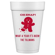 Oh Snap Styrofoam Cups