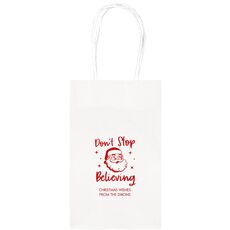 Don't Stop Believing Medium Twisted Handled Bags