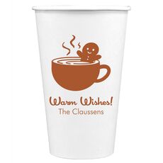 Warm Wishes Paper Coffee Cups