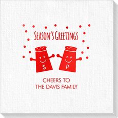 Season's Greetings Deville Napkins