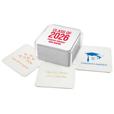 Design Your Own Graduation Square Coasters