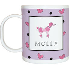 Poodles in Paris Children's Mug