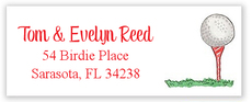 Oh Christmas Tee Return Address Labels