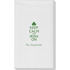 Keep Calm and Irish On Linen Like Guest Towels
